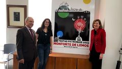 Presentacin del cartel anunciador de las fiestas del 2019, realizado por Sonia lvarez