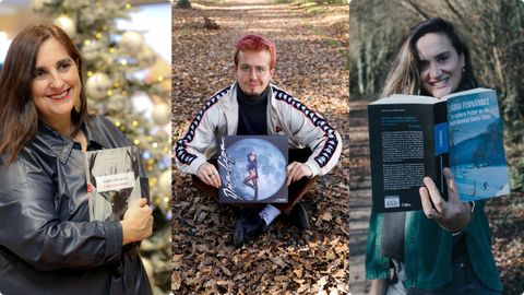 Arantza Portabales, Berto y �rica Esmor�s. 