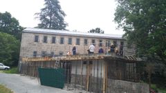 Imagen de archivo de la antigua f�brica de papel de O Carballi�o