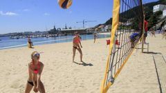 La playa de A Gra�a, en Ferrol, figura entre las que obtienen la calificaci�n de buena