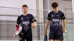 Iago Fuertes, a la izquierda, se proclam� campe�n cadete por equipos.