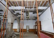 Aspecto que ten�a en mayo del a�o pasado una de las dependencias del antiguo cuartel. 