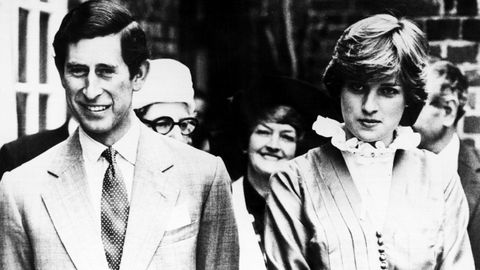 Carlos y Diana antes de su matrimonio