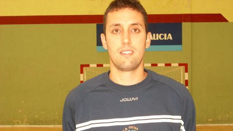 Marco Antonio Justo, en el Pabellón de Marzán en el 2009.