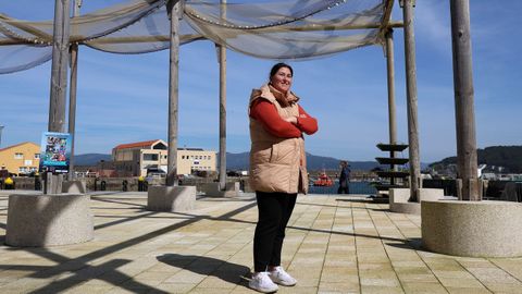 Tania Pouso, mariscadora en Noia