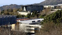 Vista del campus de la Universidad de Vigo.