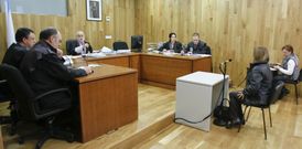 Un juicio en el Contencioso n�mero 1, uno de los juzgados m�s colapsados de Galicia. 