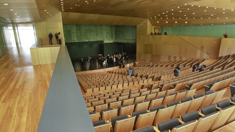 El salón principal del nuevo auditorio de Lugo