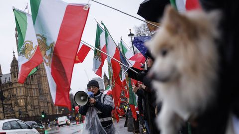 Una protesta contra las ejecuciones anunciadas por Ir�n