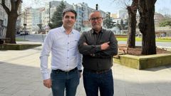 Juan da Silva, presidente de a Federaci�n Gallega de Fibrosis qu�stica y Fito Mart�nez Rubinos, de los Prime Ministers