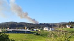 Incendio forestal en Barreiros