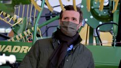 El l�der del PP, Pablo Casado, ayer en Palencia.