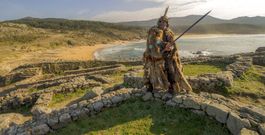 El castro de Baro�a fue escenario hace unas semanas de una sesi�n de fotos con el Bruxo Queiman para promocionar el proyecto. 