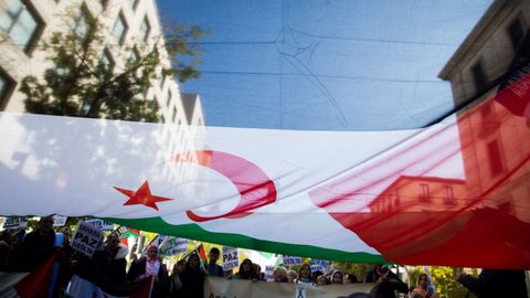 Imagen de archivo de una protesta saharaui