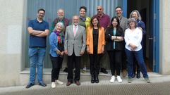 Mar�a Rosa �lvarez Prada (tercera por la derecha) renueva como decana del Colexio Oficial de Psicolox�a de Galicia