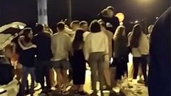 Botell�n en Luanco