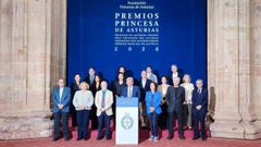 Jurado del Premio Princesa de Asturias de Investigaci�n Cient�fica y T�cnica 2026 durante la lectura del fallo en Oviedo.