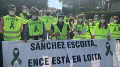 Movilizaci�n de trabajadores de Ence en A Toxa