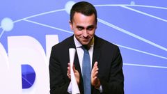 El l�der del Movimiento Cinco Estrellas, Luigi di Maio