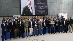 Homenaje a Ramn Seijas en el saln del automvil de Ourense