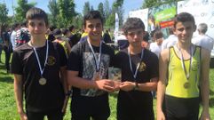 El 4x infantil formado por Ra�l Guerrero, Ant�n Ginzo, Pablo V�zquez y Brais Roca gan� el oro