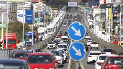 Los camioneros toman los accesos a las ciudades gallegas