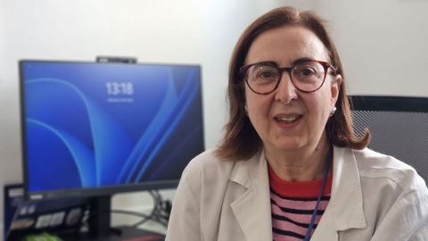 La doctora Isabel Otero, neum�loga del Chuac