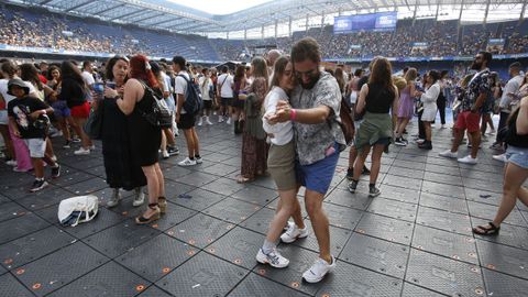 Morria Fest, ambiente en el estadio de Riazor