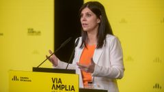 La secretaria general adjunta y portavoz de ERC, Marta Vilalta