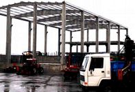 Estructura de la nave que fue posteriormente completada
