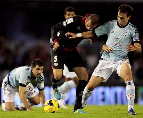 Borja Oubi�a se lesion� en el partido ante el Rayo, el �ltimo disputado en Bala�dos.