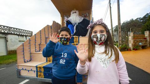 Los Reyes, a su paso por Laxe