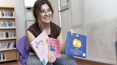 Tamara R. Pereira, durante la sesi�n de cuentos en Paiosaco