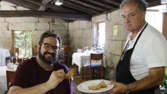 La propuesta de la casa rural Vilaboa es una empanadilla de carne de buey con casta�as