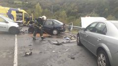 Imagen del accidente de trfico