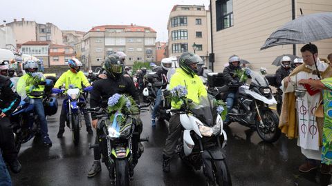 PROCESION DE  VEHICULOS EN HONOR A SAN CRISTOBAL