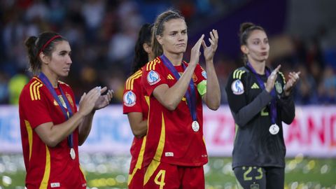 La jugadora Alexia Putellas, el da de la final