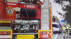 Vehculo de los bomberos del Concello de Narn, en una imagen de archivo