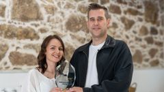 Coral Pereiro y su marido, David Gonz�lez, est�n al frente de Arca do Millo, que ha recibido el premio InfluCELIAC al mejor producto sin gluten de Espa�a