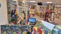 Escaparate en la librer�a Follas Novas