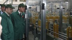 Feijoo visit� ayer la planta, en San Cibrao das Vi�as. 