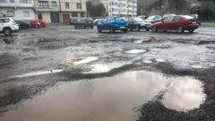 La zona del Bordel acusa especialmente el tiempo lluvioso
