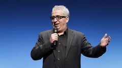 El humorista Leo Harlem, durante una actuaci�n.