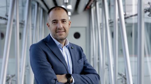 Fran Soto, presidente del Comit Tcnico de rbitros, en las instalaciones de La Voz en Sabn