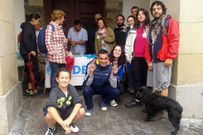 La alegr�a era bien visible en la marcha solidaria de la fundaci�n.