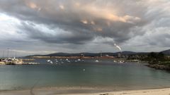 Vista de Alcoa desde el Porti�o de Mor�s