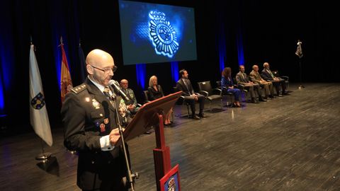 Fiesta de la Polic�a Nacional en Lugo, discursos