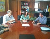 El encuentro se celebr� en el despacho de la delegada provincial.