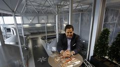 Ignacio Rivera, consejero delegado de Hijos de Rivera, hace balance del pasado ejercicio en la Fabrica de Estrella Galicia poligono de A Grela