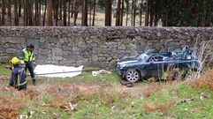 Un joven de 20 a�os fallece al salirse de la v�a en O Rosal